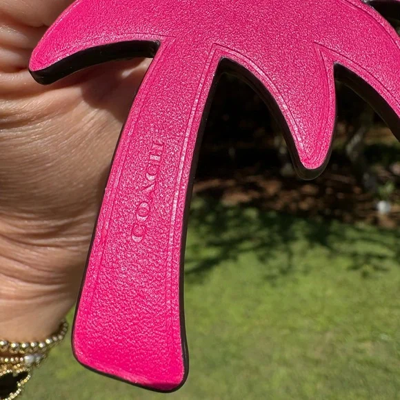 Coach Dragon Fruit Pink Keychain - Picture 4 of 6